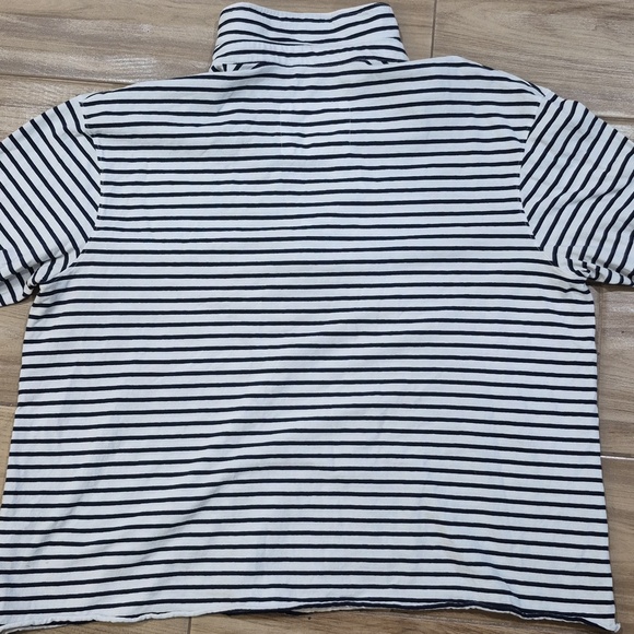 FRANK & EILEEN patrick Popover XL nautical Stripe Long Sleeve Top - Picture 8 of 9